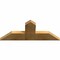 Ekena Millwork Portland Rough Sawn Timber Gable Bracket, Western Red Cedar, 36"W x 15"H x 2"D x 6"F, 10/12 Pitch GBW036X15X0206POR00RWR - alternate 4